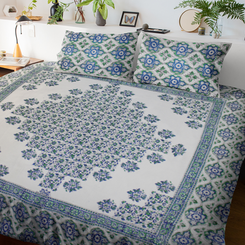 Block Printing Bedsheets
